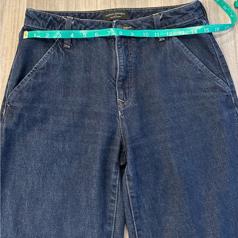 Banana Republic Factory High Rise Trouser Jean, Size 29/8 PETITE - Picture 3 of 7